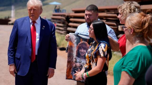 Mother of 12-Year-Old Houston Victim Appears with Trump at Border Event (1)